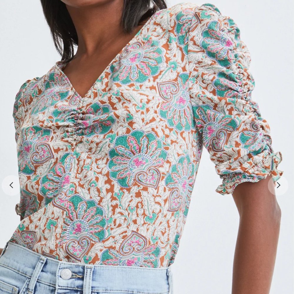 Veronica Beard Foral Top